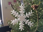  Snowflake ornaments - from the snowflake machine  3d model for 3d printers