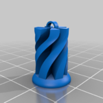  Pawn earring  3d model for 3d printers