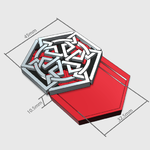  Secret geometry medallion  3d model for 3d printers