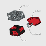  Secret geometry medallion  3d model for 3d printers