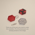  Secret geometry medallion  3d model for 3d printers