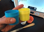  Stackable cup  3d model for 3d printers