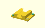  Dovetail wall connector  3d model for 3d printers