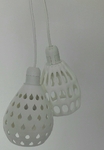   lampshades with mounting piece  3d model for 3d printers