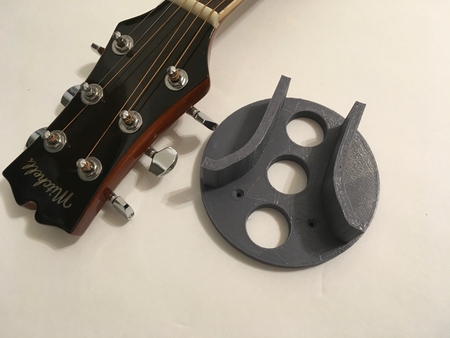 Modelo 3d de Guitar hanger para impresoras 3d