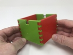 Modelo 3d de Simple secreto cuadro v: caja de regalo de edición para impresoras 3d