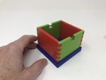 Modelo 3d de Simple secreto cuadro v: caja de regalo de edición para impresoras 3d