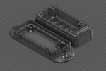  Multiusb case - screwmount  3d model for 3d printers