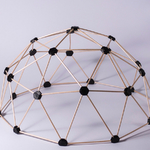  Geodesic dome  3d model for 3d printers