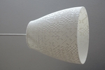 Modelo 3d de Pantalla de lámpara con semi al azar patrones geométricos  para impresoras 3d