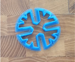  Snowflake sugar paste cutter  3d model for 3d printers