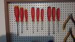  Metric pegboard screw driver holder  3d model for 3d printers