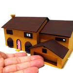  The simpsons house  3d model for 3d printers