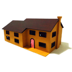  The simpsons house  3d model for 3d printers