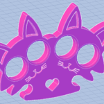 Modelo 3d de Twin cat manopla para impresoras 3d