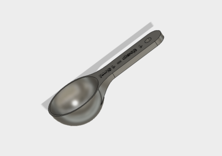  Tablespoon  3d model for 3d printers