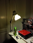  Lamp shade for a desk lamp. 2 versions, straight and swirled.  3d model for 3d printers