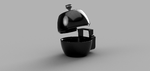  Coffee container for la pavoni coffee grinder  3d model for 3d printers