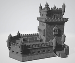 Modelo 3d de La torre de belém para impresoras 3d