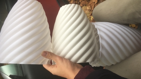  Folded lamp shade mk2  3d model for 3d printers