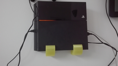 Modelo 3d de Ps4 fácil montaje en la pared para impresoras 3d