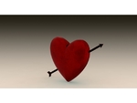  Heart coin bank for valentine's day  3d model for 3d printers