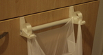  Trashbag holder for cabinet door  3d model for 3d printers
