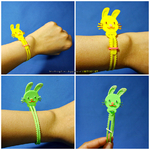  Bunny cable holder / bookmarks / keychain / bracelet  3d model for 3d printers