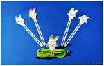  Bunny cable holder / bookmarks / keychain / bracelet  3d model for 3d printers
