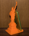 Modelo 3d de Estatua de la libertad como un stand móvil para impresoras 3d