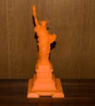 Modelo 3d de Estatua de la libertad como un stand móvil para impresoras 3d