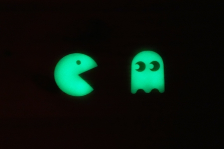 Glowing Pac Man & Phantom