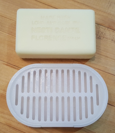 soap dish with drainer