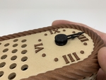  'antique' auto correcting analog clock  3d model for 3d printers