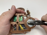  'antique' auto correcting analog clock  3d model for 3d printers