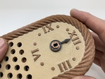  'antique' auto correcting analog clock  3d model for 3d printers