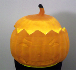  Massive ! hollow halloween pumpkin challenge  3d model for 3d printers