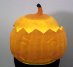 Modelo 3d de Enorme ! hueco de la calabaza de halloween reto para impresoras 3d