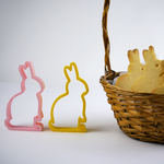 Modelo 3d de Conejito de pascua cortador de la galleta para impresoras 3d