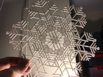  Huge snowflakes - from the snowflake machine  3d model for 3d printers