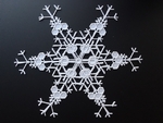  Huge snowflakes - from the snowflake machine  3d model for 3d printers