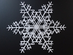  Huge snowflakes - from the snowflake machine  3d model for 3d printers