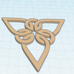  Triquetra t6 pendant  3d model for 3d printers