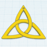  Triquetra t5 pendant  3d model for 3d printers