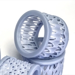 Modelo 3d de Tejido de anillos para impresoras 3d