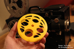  16mm home movie film reel holder for european square whole projectors  3d model for 3d printers
