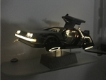  Diy delorean time machine with lights!!  3d model for 3d printers