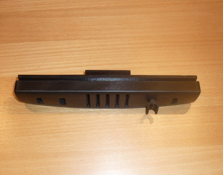 Modelo 3d de Estéreo del coche din/iso cubierta de la ranura para tarjetas sd para impresoras 3d