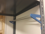 Tape roll holder for storage rack/cabinet  3d model for 3d printers