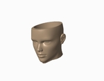  Pot head  3d model for 3d printers